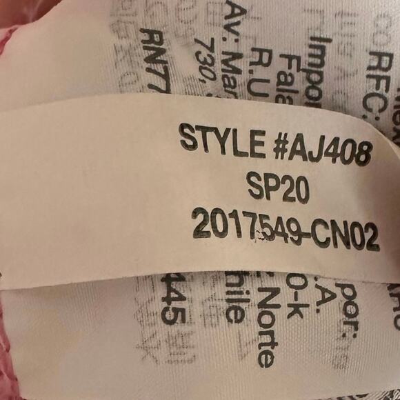 J Crew X Liberty Fabrics Size XS Pink Cotton Poplin Ruffle Blouse Wheat Bouquet - Picture 5 of 7